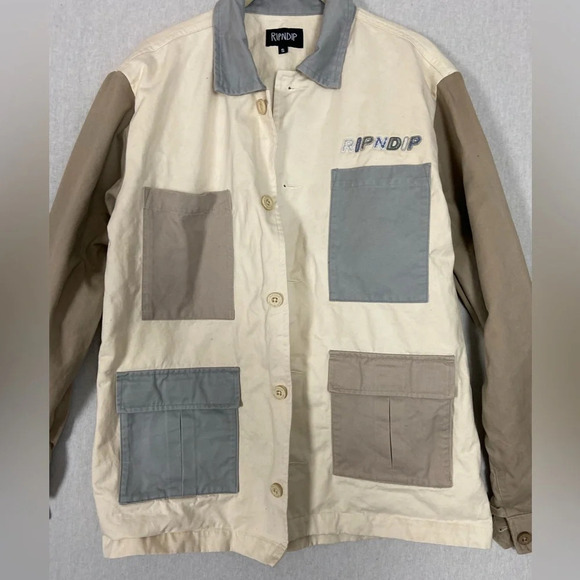 Ripndip Holy Cargo Streetwear Cotton button Jacket  Sz S - Picture 5 of 15